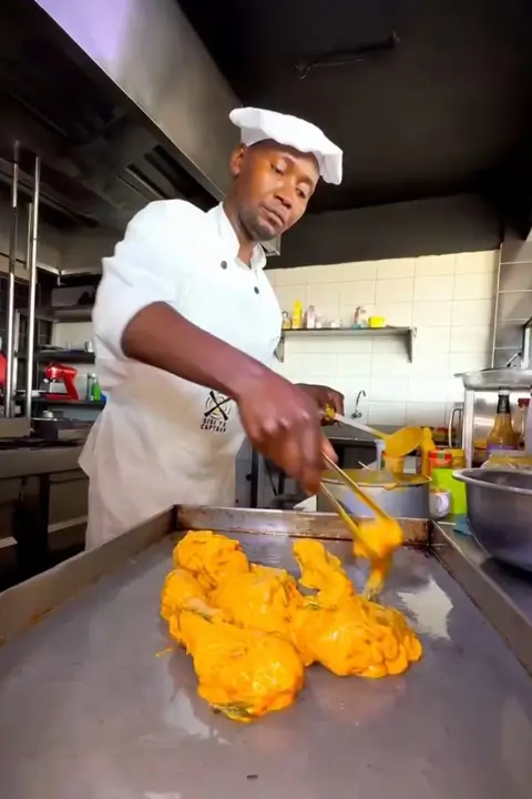 Chef preparing food at Lovelyjoy Hospitality Institute